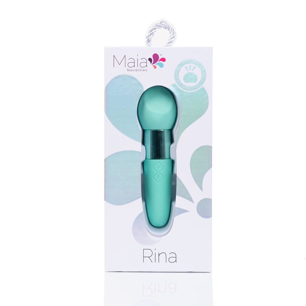 Rina Dual Motor Vibrator - Teal, 13 cm > Sex Toys > Mini Massagers