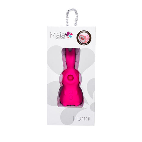 Maia HUNNI Vibrating Bunny 12cm Medical Grade Silicone STIMULATORS