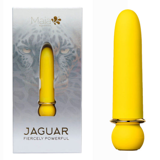 Maia JAGUAR - - 10.1 cm USB Rechargeable Bullet Yellow BULLETS & EGGS