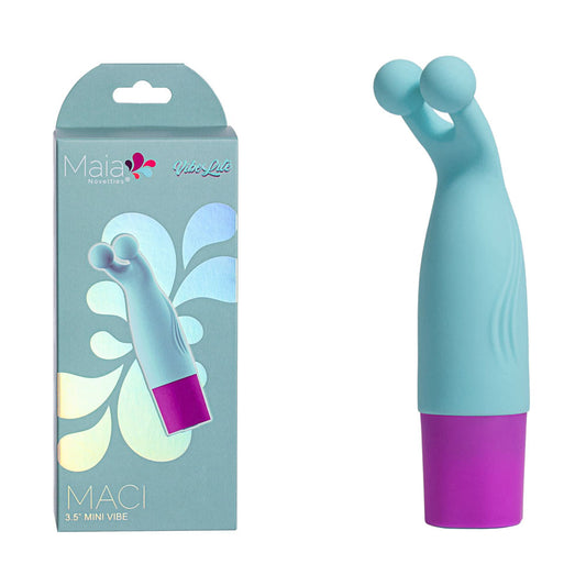 Maia MACI - Light 8.9 cm USB Rechargeable Bullet Blue BULLETS & EGGS
