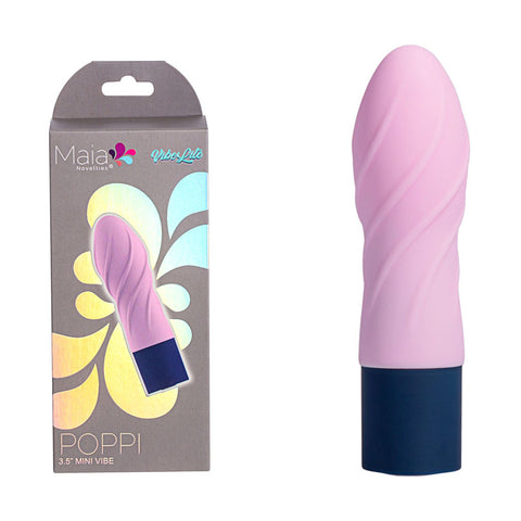 Maia Popp Light 8.9 cm Bullet Vibrator Pink BULLETS