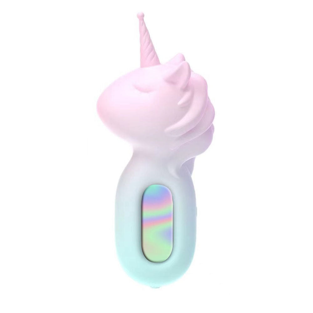 Maia Unie Pink Blue Unicorn Wand > Vibrators > Ladies > Clitoral Vibrators and Stimulators