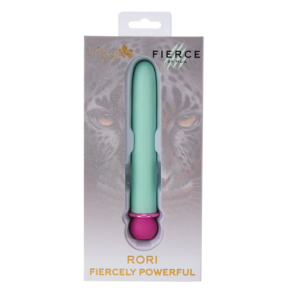 Maia Rori Teal 15.2 cm USB Rechargeable XL Bullet Vibrator BULLETS