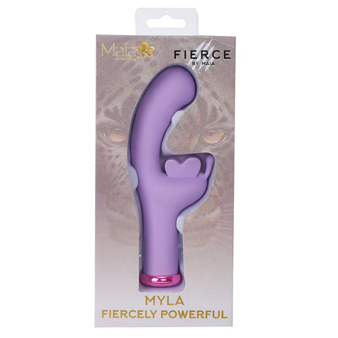 Maia Myla Lavender 15.9 cm USB Rechargeable Butterfly Vibrator VIBRATORS-RABBIT