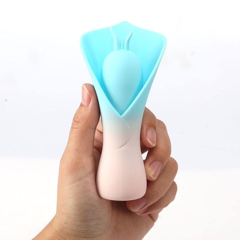 Maia Mina – USB Rechargeable Fluttering Flower Stimulator > Sex Toys For Ladies > Clitoral Vibrators and Stimulators Main image