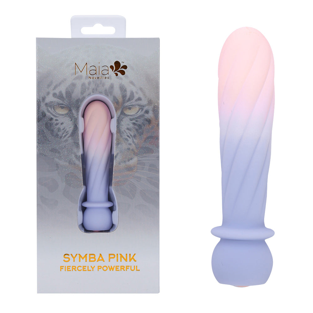Maia Symba – USB Rechargeable 10.8 cm Powerful Bullet Vibrator Pink > Vibrators > Mini Vibrators