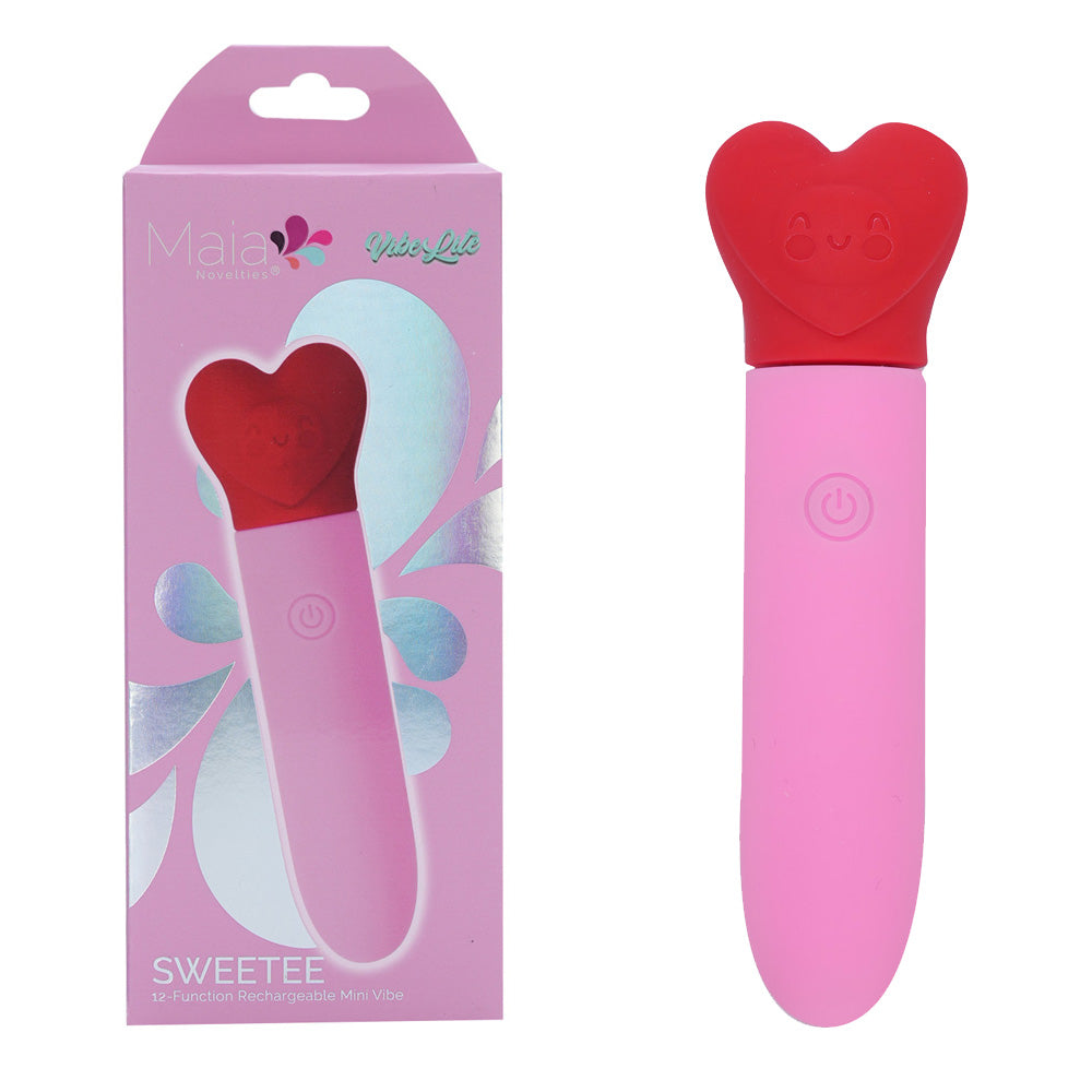 Maia SWEETEE – Rechargeable Silicone Bullet Vibrator Pink > Vibrators > Mini Vibrators