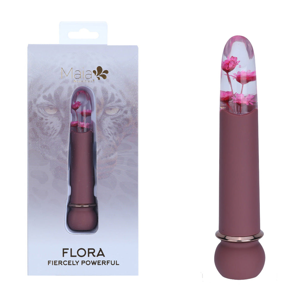 Maia FLORA – 12.7 cm USB Rechargeable Clitoral Vibrator Purple > Vibrators > Mini Vibrators