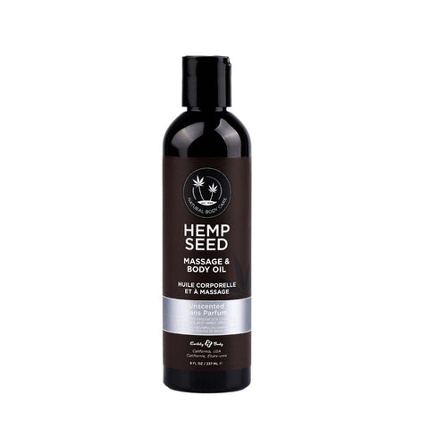 Hemp Seed Unscented Massage Body Oil 237ml Natural Blend Default Title Massage Oil