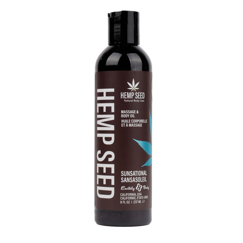 Hemp Seed Massage and Body Oil with Italian Bergamot Juniper Berries and White Wood 237 ml Default Title Massage Oil