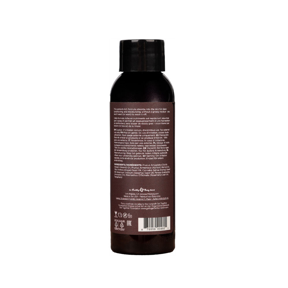 Hemp Seed Unscented Massage and Body Oil – 59 ml Massage Oil Secondary image
