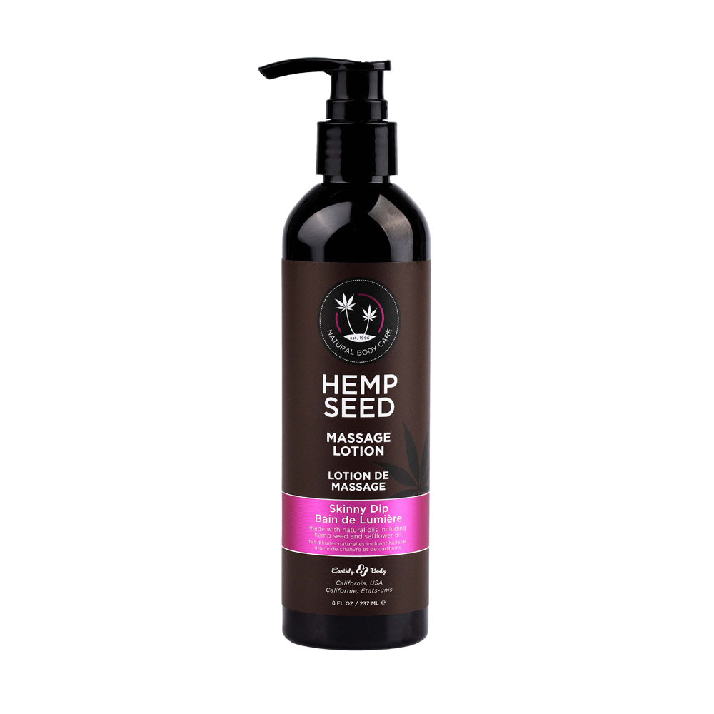 Skinny Dip Hemp Seed Massage Lotion – Vanilla and Fairy Floss Scented 237ml White > Essentials > Massage Oil