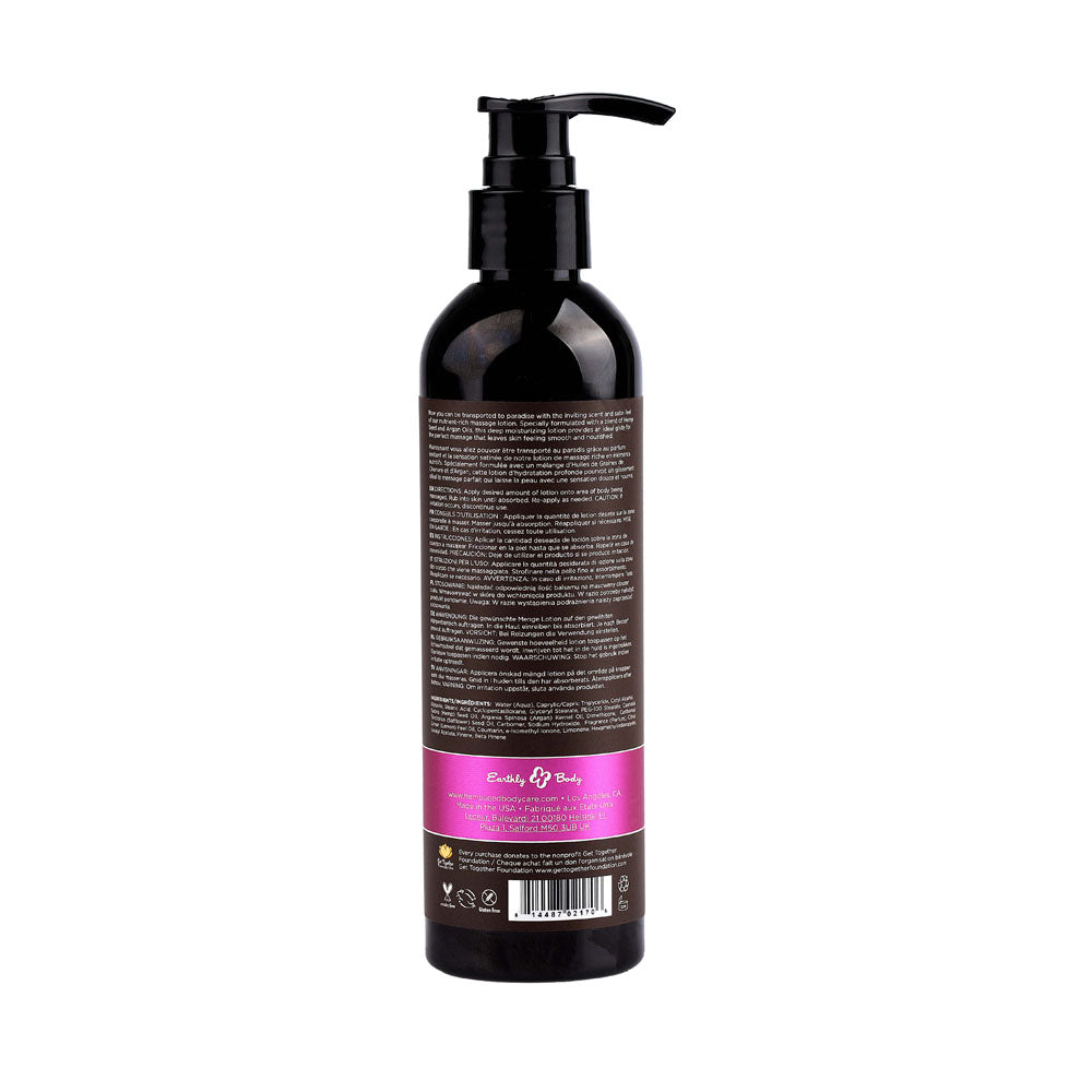 Skinny Dip Hemp Seed Massage Lotion – Vanilla and Fairy Floss Scented 237ml Secondary image