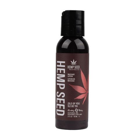 Hemp Seed Massage Lotion Coconut Water Citrus Vanilla Scented 59ml Bottle Default Title > Essentials > Massage Oil