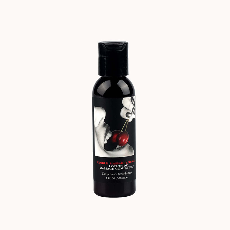 Edible Massage Lotion - Cherry - Cherry Flavoured - 60 ml