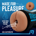 Masturmate Butt Anal Stroker Male Masturbator Silicone Intimate Pleasure Toy > Sex Toys For Men > Masturbators > Manual