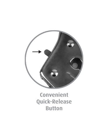 Fetish Fantasy Series Beginner's Metal Cuffs – Sturdy Restraint Accessory Silver Bedroom Play Gear