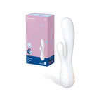 Satisfyer Mono Flex White Waterproof Silicone Vibrator with Dual Motors and Bluetooth App Compatibility > Sex Toys > Couples Toys