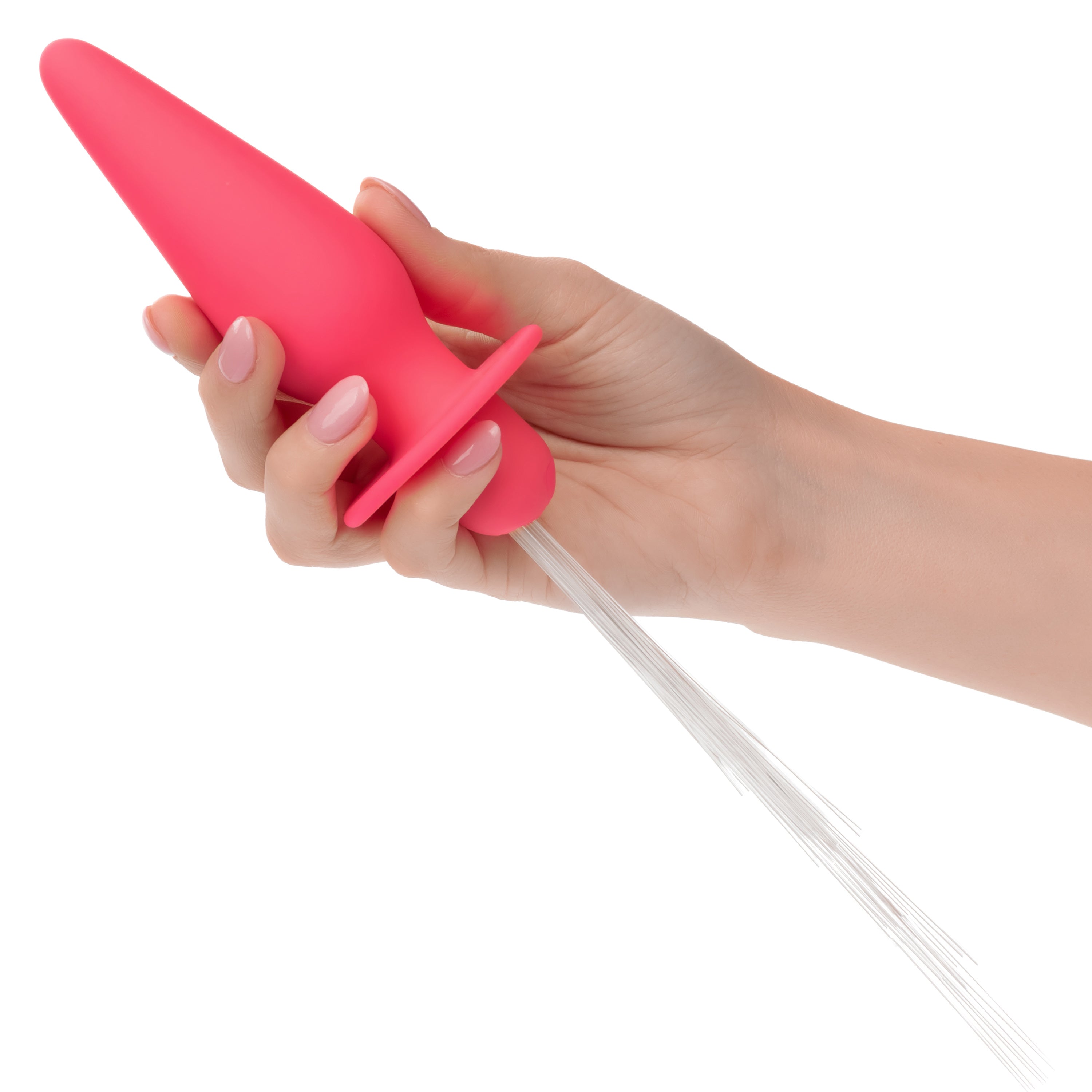 Southern Lights Vibrating Light Up Butt Plug Pink Silicone Rechargable Pink > Anal Range > Vibrating Butt Plugs