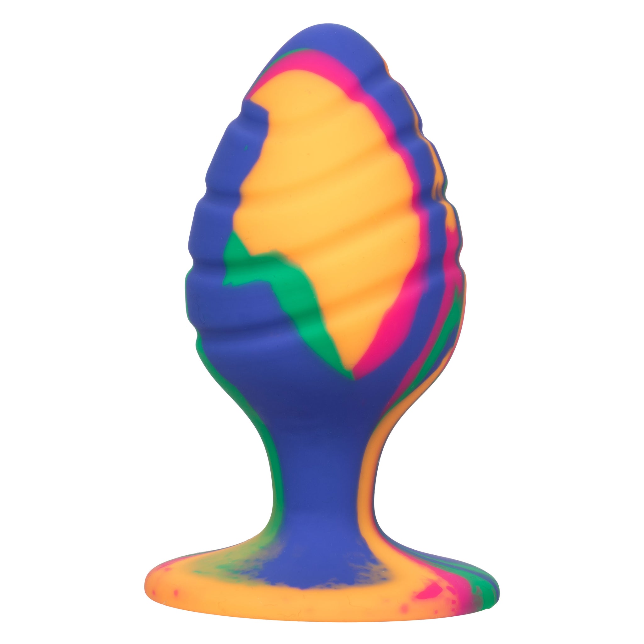 Cheeky Large Swirl Tie Dye – Colorful Large Butt Plug 3.5 Inch > Anal Range > Butt Plugs