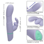 Love Bunny Thrusting Bunny Purple 7.5 Inch Dual Stimulator Vibrator Purple > Vibrators > Ladies > Rabbit