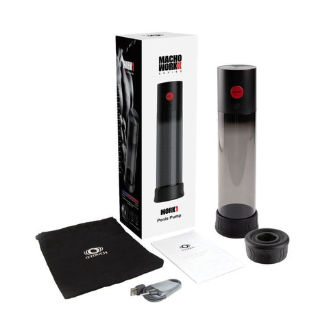 Macho Work 1 – Luxury Stepless Suction Penis Pump PUMPS Male Electric