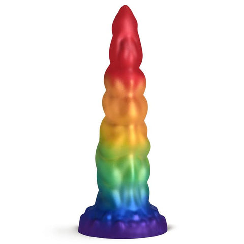 Magic Rider Unicorn Silicone Dildo – Body-Safe Silicone Dildo for Fantasy Play Rainbow Fantasy Dongs
