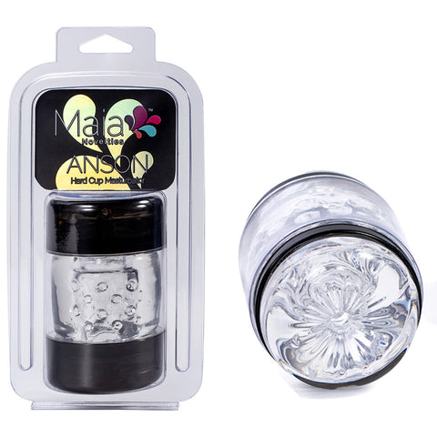 Maia ANSON Male Stroker 11cm Length 7cm Diameter Clear Strokers - Cup|Egg