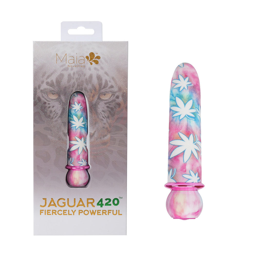 Maia Jaguar 420 Tie Die Silicone Bullet Vibrator Secondary image