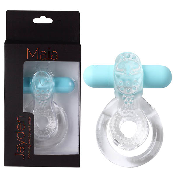 Maia Jayden - Blue Vibrating Cock & Ball Rings > Cock Ring > Vibrating Main image
