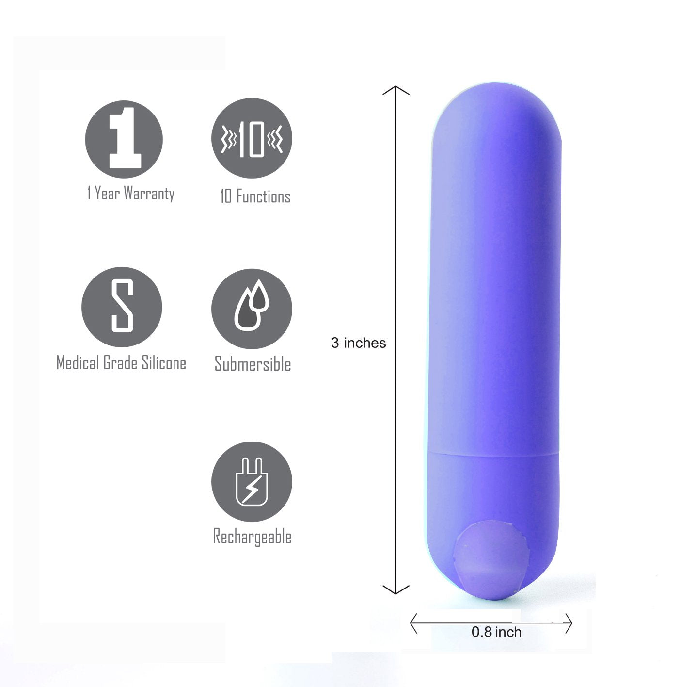 Maia Jessi 7.6 Centimeter Bullet Vibrator Secondary image