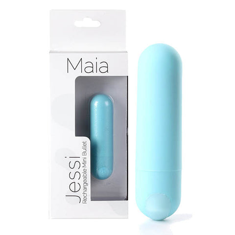 Maia Jessi Teal 7.6 cm Bullet Vibrator Blue BULLETS