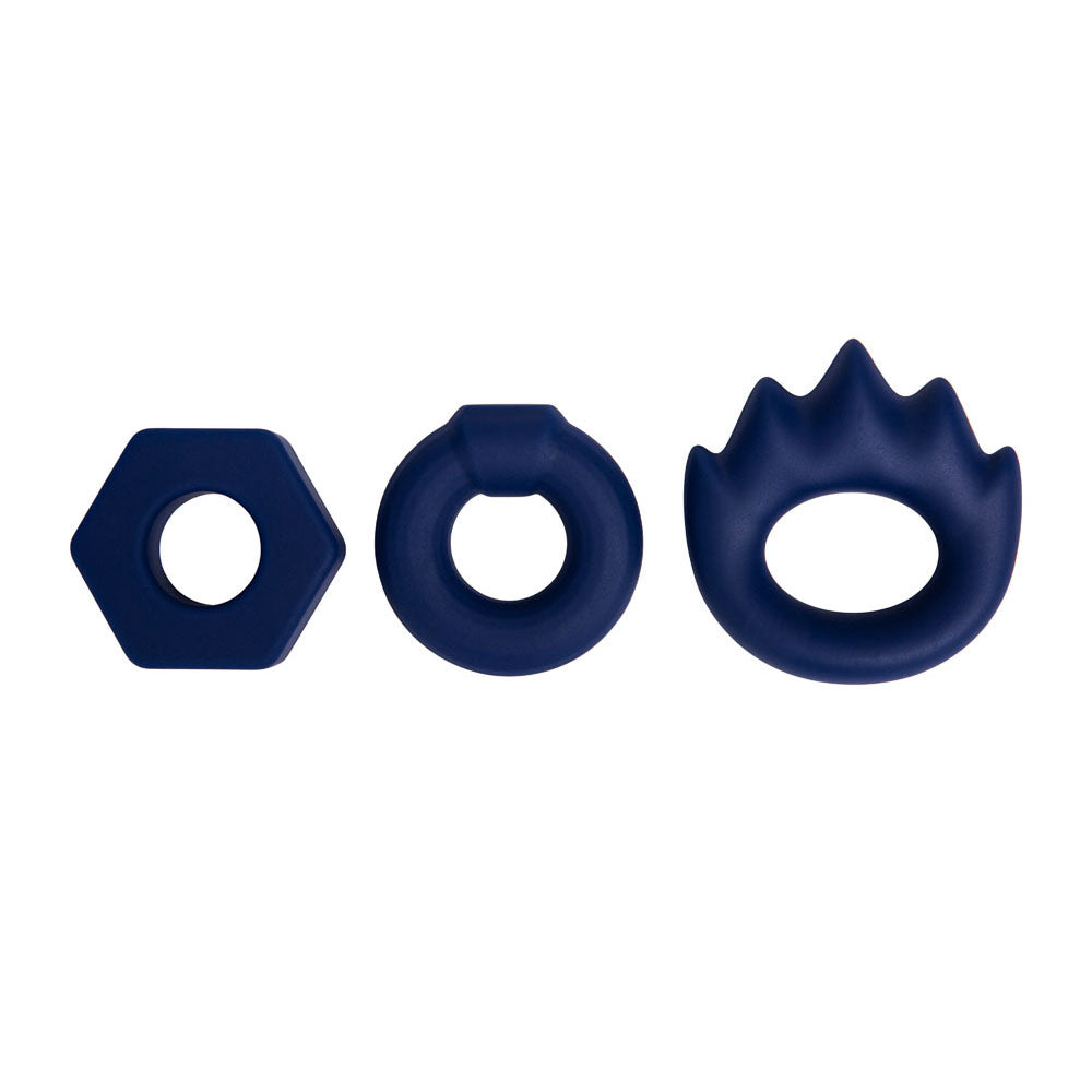 Maia Lonzo Silicone Cock Rings Set of 3 > Cock Ring > Sets