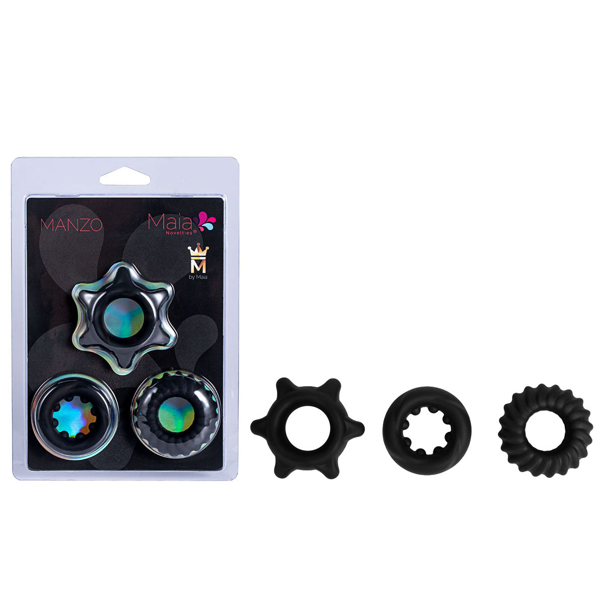 Maia Manzo Silicone Cock Rings Set of 3 > Cock Ring > Sets Main image