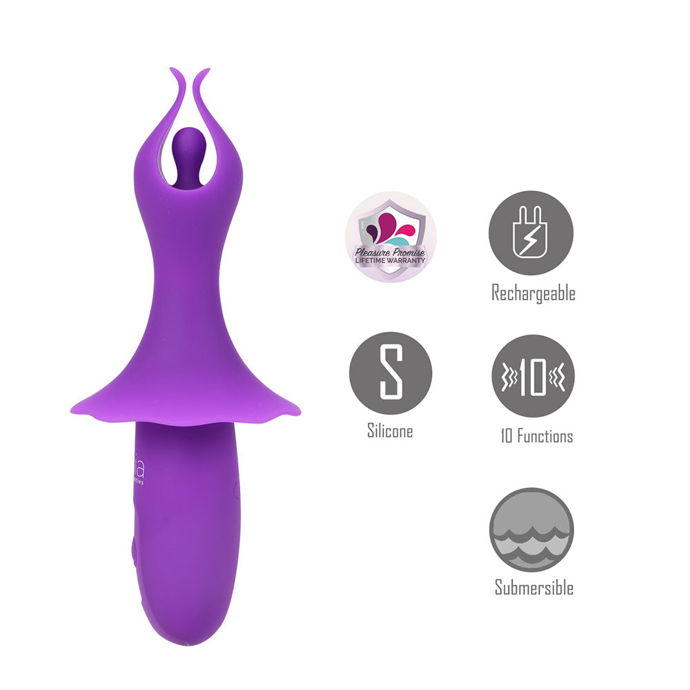 Maia Sienna 15.2 cm Fluttering Bullet Vibrator > Vibrators > Mini Vibrators