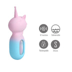 Maia Unie Pink Blue Unicorn Wand > Vibrators > Ladies > Clitoral Vibrators and Stimulators