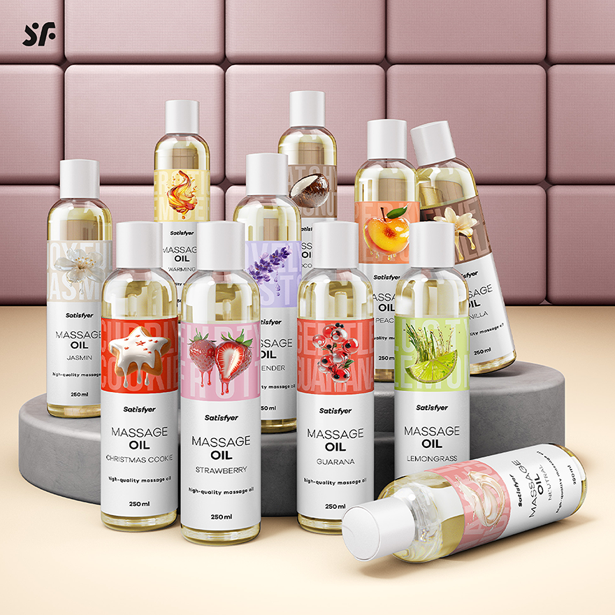 Satisfyer Massage Oil (Christmas Cookie) – Nourishing Massage Oil 250ml > Essentials > Massage Oil