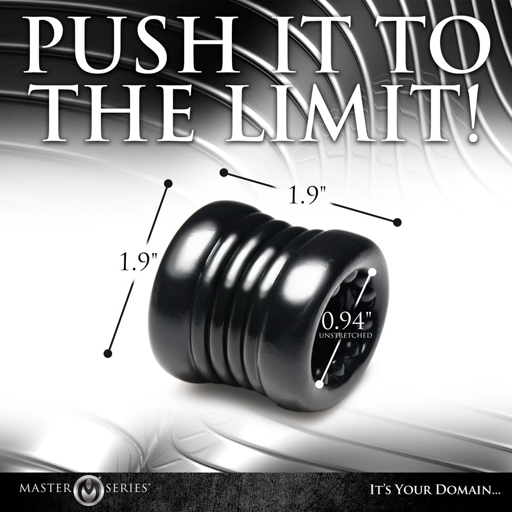 Master Series Ball Stack Ball Stretcher for Enhanced Pleasure Ball Stretcher