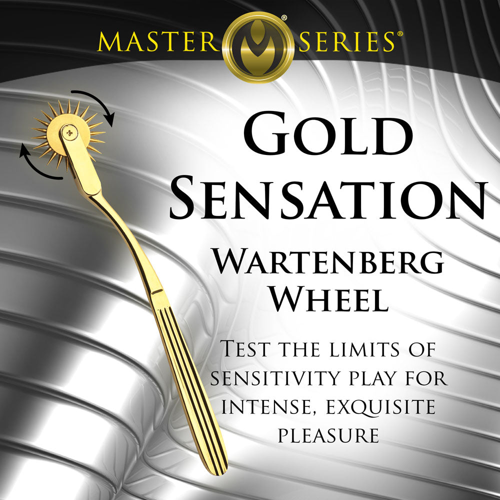 Master Series Gold Sensation Wartenberg Wheel Adult Sensory Toy Medical Themed