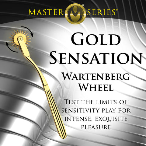 Master Series Gold Sensation Wartenberg Wheel Adult Sensory Toy Medical Themed