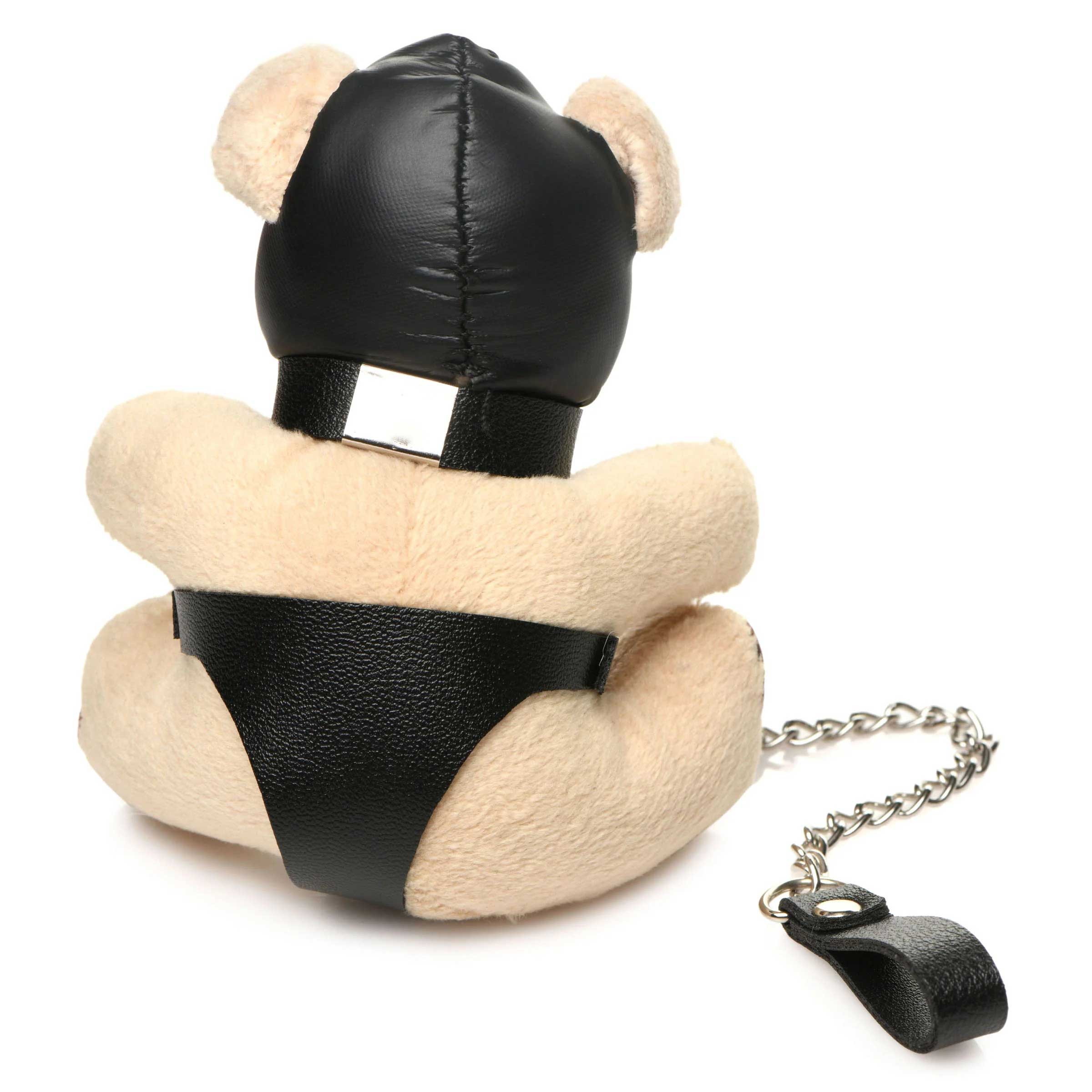 Master Series Hooded Teddy Bear Keychain Playful Adult Accessory Secondary image