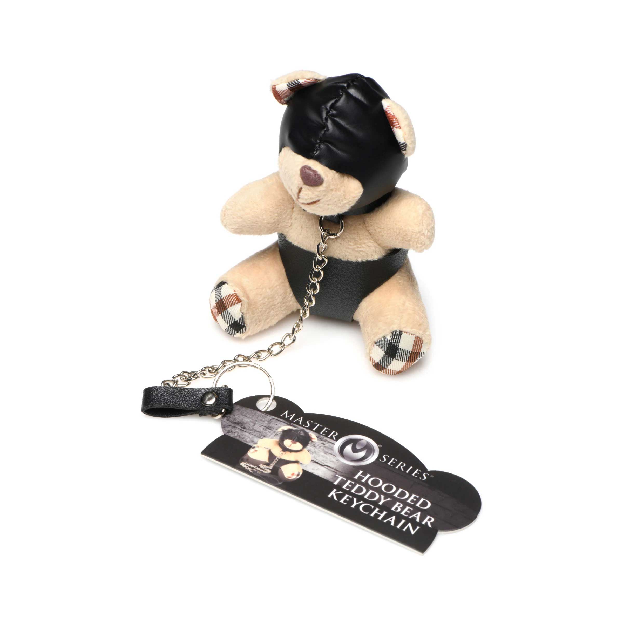 Master Series Hooded Teddy Bear Keychain Playful Adult Accessory Secondary image