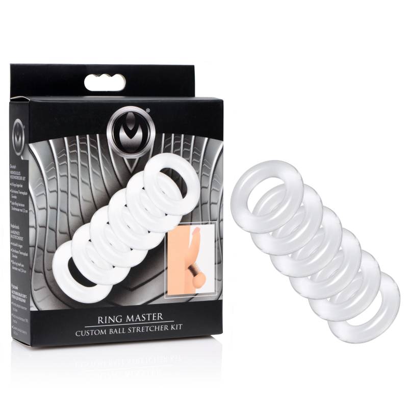 Master Series Ring Master Adjustable Ball Stretcher Kit > Sex Toys For Men > Ball Stretchers Main image