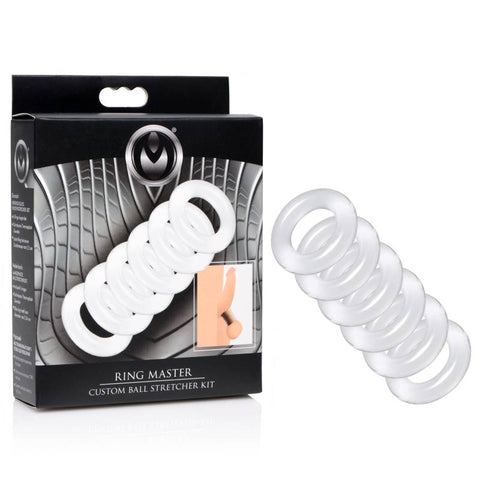 Master Series Ring Master Adjustable Ball Stretcher Kit > Sex Toys For Men > Ball Stretchers