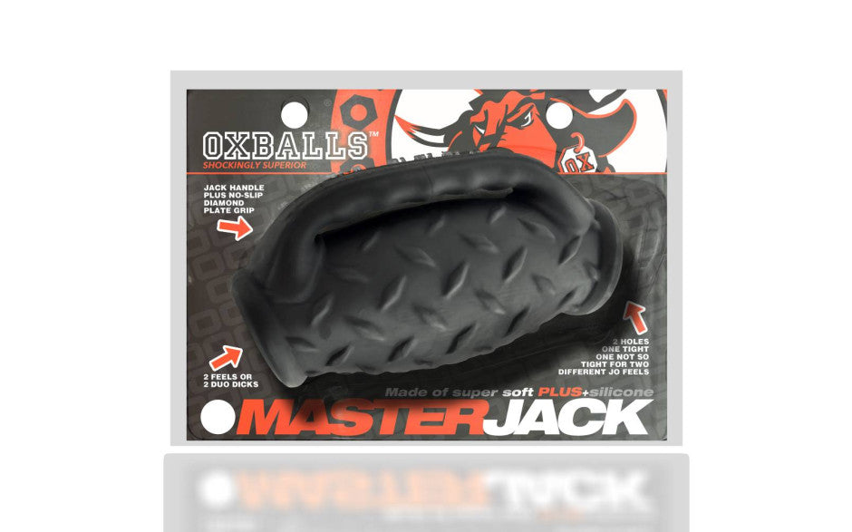 Masterjack Double Penetration Black - Double ended Stroker > Sex Toys For Men > Masturbators > Manual