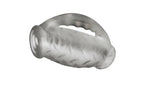 Masterjack Double Penetration Clear Ice - Double Ended Stroker > Sex Toys For Men > Masturbators > Manual