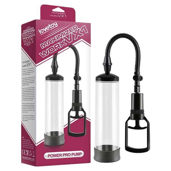 Maximizer Worx VX1 Power Pro Pump Black - 7.8" x 2.68" Insertable Secondary image