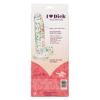 Naughty Bits I Love Dick Heart-Filled Dong 6 Inch Clear with Multicolor Heart Confetti Multi > Dildos > Realistic Dildos