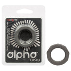 Alpha Liquid Silicone Prolong Prismatic Ring Gray 1 Inch Diameter Stretchy Durable Silicone > Cock Ring > Single