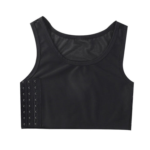 Gender Fluid Chest Compression Binder Black Large Size 32-36 Compression Binders
